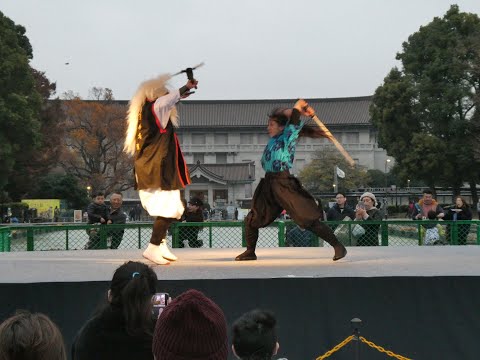 Ninja Show in Ueno Park.I went to see the free outdoor event . #ninja #ninjashow