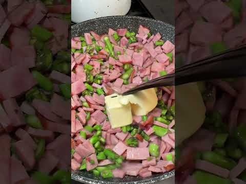 Spring Pasta Ham and Asparagus with Butter and Lemon Zest 🍋