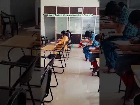 Exam Mode @ Deeppan Academy - Day 10