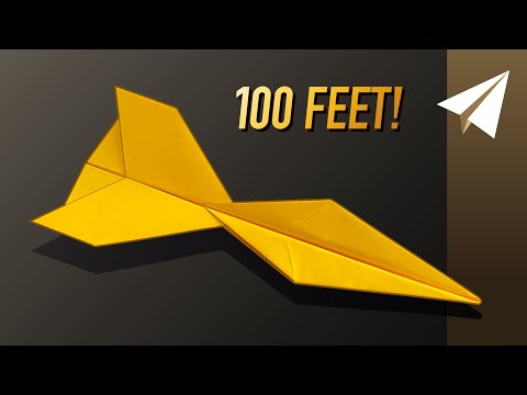 How to Make the BEST Paper Airplane that Flies Really Far — Rocket