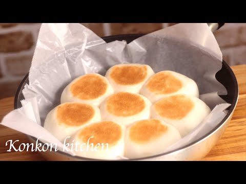 Super easy in a frying pan! How to Make Rice Flour Torn Bread