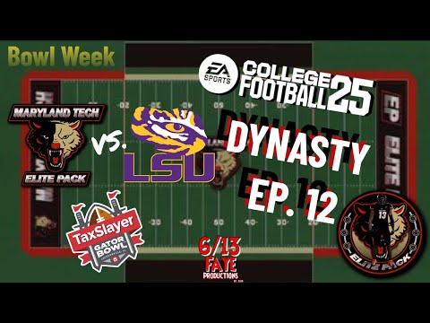 I Created a College Football Program | Ep 12 - Maryland Tech EA College Football 25 Teambuilder