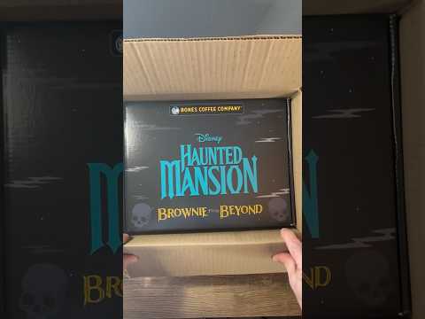 Bones Coffee Haunted Mansion Collectors Box! #bonescoffee #hauntedmansion #coffeelover