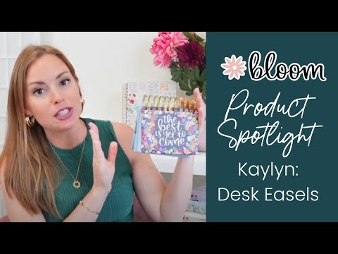 Our Co-Founder, Kaylyn's, favorite Inspirational Desk Easels and how she uses them!