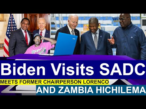 WATCH LIVE; Biden in SADC Meets Hakainde Hichilema, Lorenco FULL DEATAIL- DRC Takes Rwanda To Court