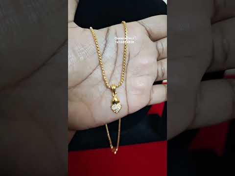 #TrendingCollections Fororder 7416894838 #chains  #onegramgold  #chainwithpendant #chain #jewellery