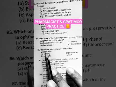 #pharmacist #pharmacy #study #viral #students #neet #trending #yt #youtuber #science #mcq #gpat2025