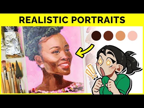 🔴 How to Paint FACES & Skin Tones