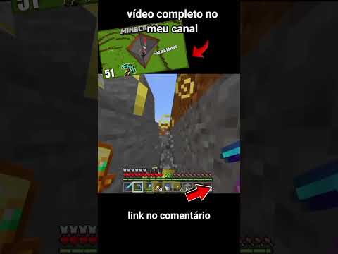 QUEBREI UMA CHUNK INTEIRA NO MINECRAFT! #shorts #short