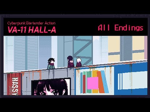 VA-11 Hall-A: Cyberpunk Bartender Action - All Endings