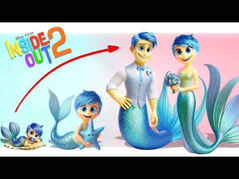 Inside Out 2 Into Mermaid Growing Up Compilation | Cartoon Wow