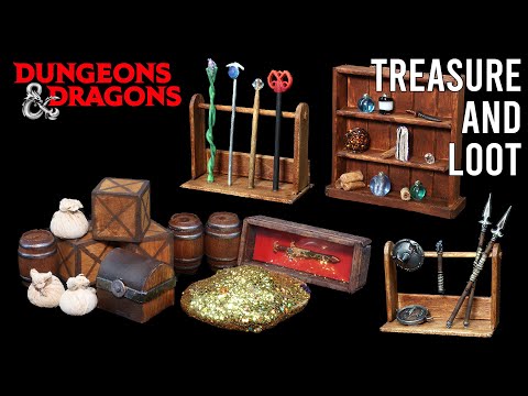 Treasure and Loot! 💎 DIY Crafting Essentials for #dungeonsanddragons