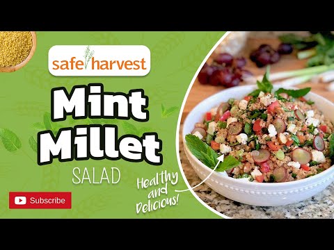 How to make Minty Millet Salad | Millet Salad Recipes | High protein salad Recipe | Healthy Salad