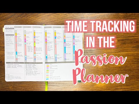 Time Tracking in the Passion Planner