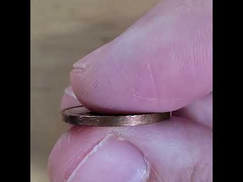 ✝️THE THICKEST EDGE I'VE EVER SEEN ! 🤯CLICK BELOW TO WATCH LONG VERSION #333 #PENNIES