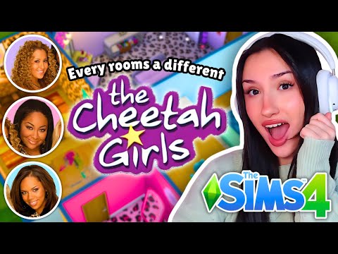 every rooms a different CHEETAH GIRL in The Sims 4