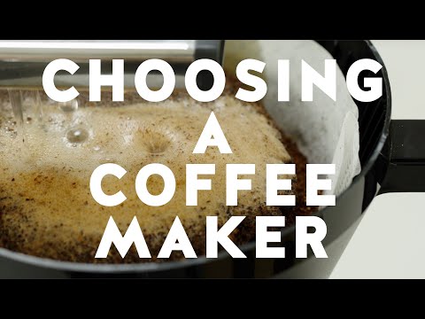 Blue Bottle Coffee Concepts - Choosing a Coffee Maker