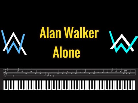 Alan Walker Alone  Piano cover 1 hour 艾倫沃克Alone 鋼琴  Alan Walke Alone Piano 鋼琴背景音樂 鋼琴bgm  Piano bgm