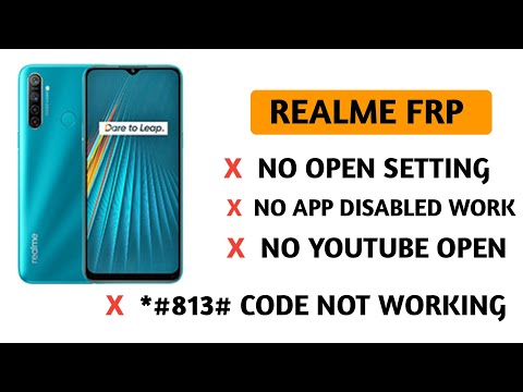 Realme 5/5i/5s/5 Pro Google Account/ FRP Bypass || No Apk No App Disabled Working (Without PC)