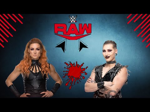 Full Match | Becky Lynch vs Rhea Ripley | Falls Count Anywhere | WWE Raw