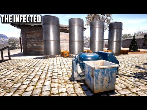 New Advanced Cement Mixer! Day Sixty Six Survival | The Infected