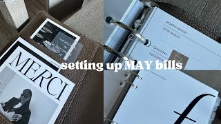 May budget planner setup | Monthly financial overview |