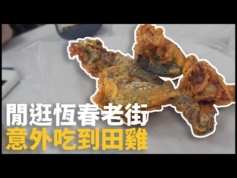 田雞吃起來也太好吃了吧？| 恆春老街閒晃一圈 | VLOG [cc字幕]