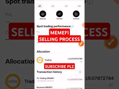 How to sell Memefi on OKX Exchange💯 #memefi #memeficoinupdate