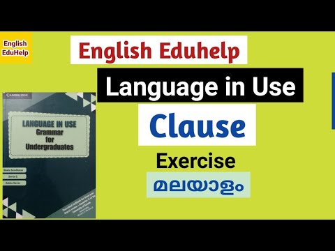 Clauses | Exercise 1 | Language in Use | English Eduhelp