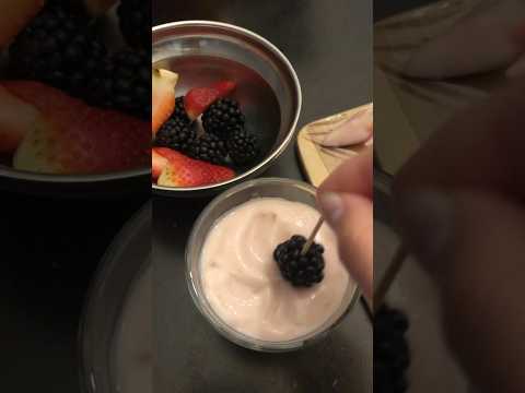 Easy frozen berry bites #shorts #fyp #snack #food #yogurt #frozen