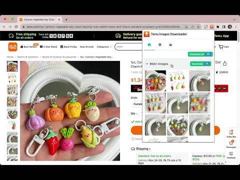 How to download high-resolution images of products listed on Temu 2024