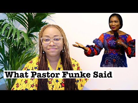 Pastor Funke Adejumo And What She Said