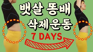 5분! 뱃살 똥배 빼는 최고의 운동 [뱃살 마라맛🔥]