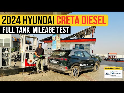 2024 Hyundai Creta Diesel Mileage Test - 1000 KM in 1 Tank? | Ft. #BTBG