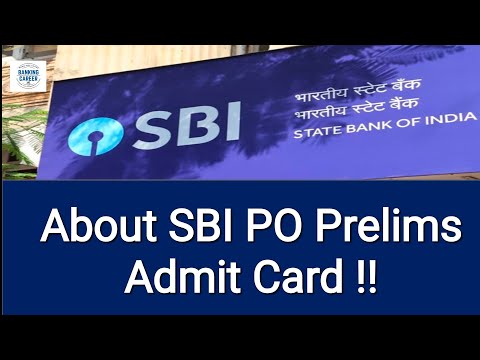 Surprise for Candidates II SBI PO Admit card 2022 !!