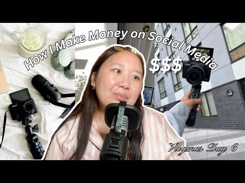 How I Make Money on Social media, creating content 101 | Vlogmas Day 6