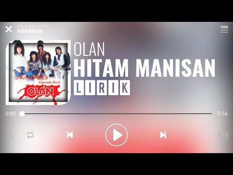 Olan - Hitam Manisan [Lirik]