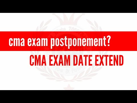 #cma #cmaexamCMADecember 2021Exams|ImportantClarificationRegardingExamPostponementorExam DateExtend?