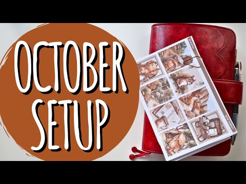 A5 Stalogy Planner Setup for October