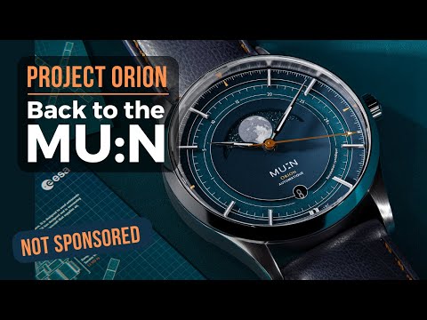 Next Level Moon Watch. Review of the Swiss Made Mun Orion Inspired By ARTEMIS