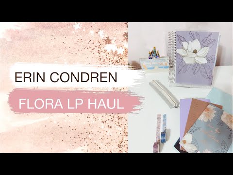 Erin Condren Haul | FLORA LIFE PLANNER