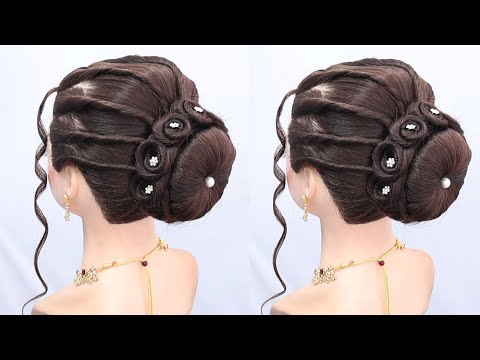 Bridal Juda Hairstyle For Wedding & Party | How To Make Hairstyle For Woman Hairstyle For Girls