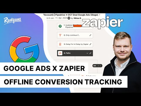 Tutorial | Google Ads Offline Conversion Tracking w/ Zapier | Google Ads Conversion Tracking