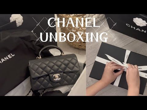 💎UNBOXING: chanel top handle mini flap~