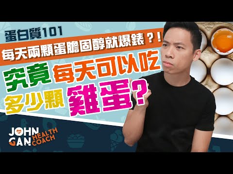 一天最多能吃幾顆雞蛋? 不怕膽固醇過高嗎? 《膽固醇#5》How many eggs can I eat a day? What about cholesterol?