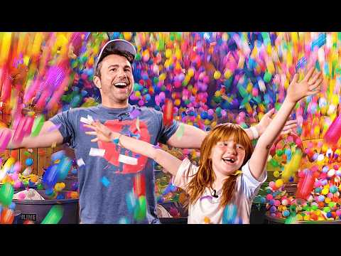 Giant Ping Pong Explosions w/ Adley!- Camp CrunchLabs Week 11