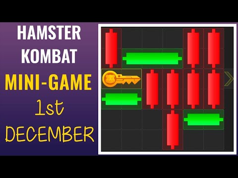 Hamster kombat Mini-Game 1st December (Puzzle Solve) #hamsterkombat #minigame #hamsterkombatminigame