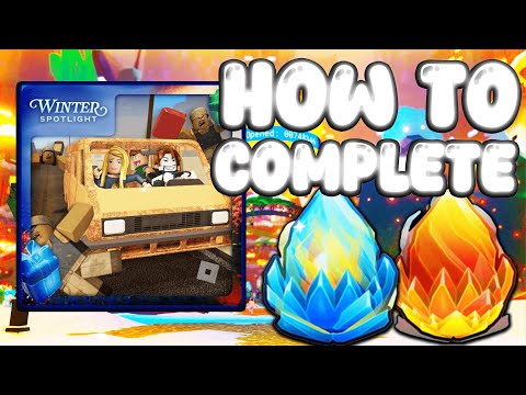 How to Complete A Dusty Trip Winter Spotlight Roblox Event