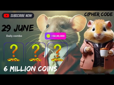 hamster combat daily combo card today | hamster combat cipher code today | 29 june