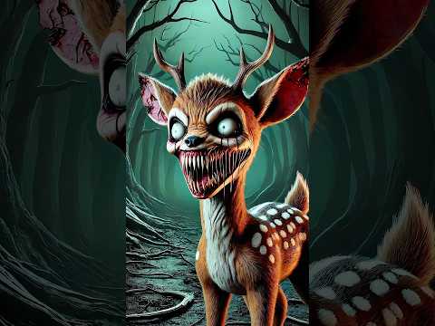 Horror Versions of the Bambi Characters #creepy